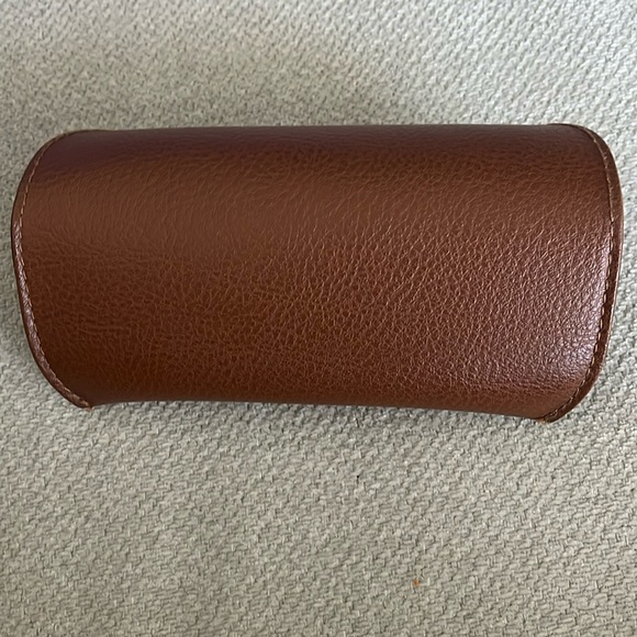 Ray ban Leather Pouch Universal Soft Sunglasses Case Only -Brown - Picture 3 of 6